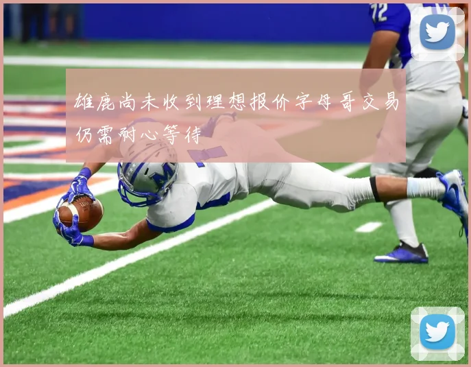 雄鹿尚未收到理想报价字母哥交易仍需耐心等待